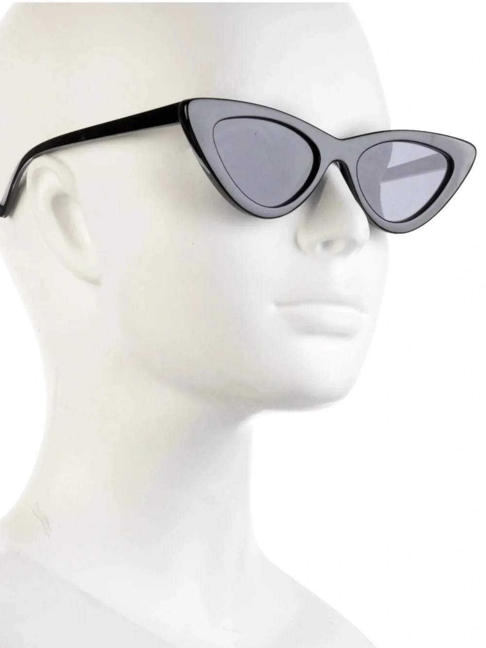 Authentic Skinny Le Specs x Adam Selman Black Cat Eye Sunglasses